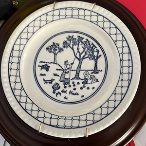 Decorative “Farm home” plate with the hookup attached